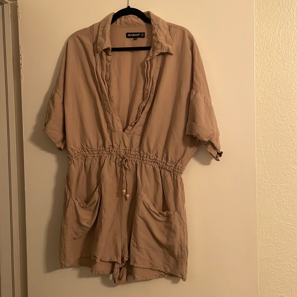 Blank NYC Linen Romper